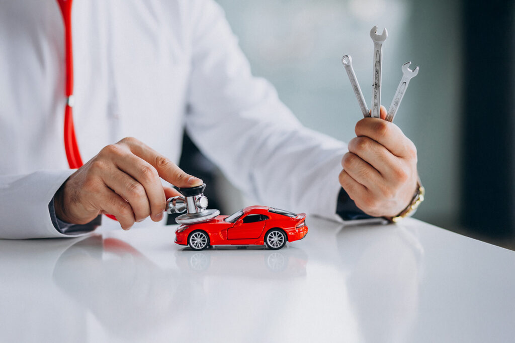 Koordynacja naprawy samochodu